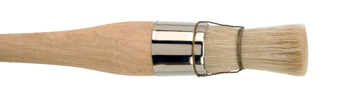 special brushes for glue, made of bristles