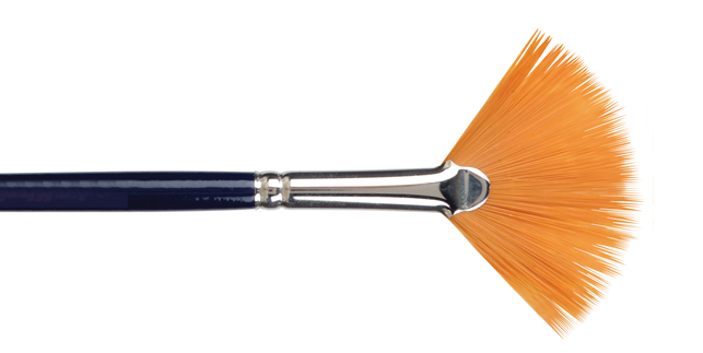 kolibri Fan brushes for universal use "Synthetic Golden Sable"