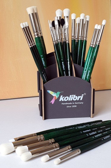 new kolibri Dry Brushes-2019 Pinsel für Verwischtechniken von kolibri